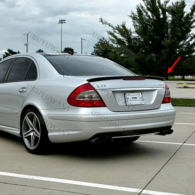 Für Mercedes-Benz E-Klasse W211 2003-2009 E320 ABS Heckspoiler Kofferraumflügel Abdeckung Autozubehör – Detail 4