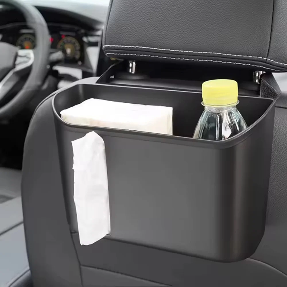 

Автомобильный мусорный бак, портативный сетчатый карман для хранения, автоматический подвесной держатель, бутылки с водой, водонепроницаемый мусорный бак на заднем сиденье, сумка-органайзер