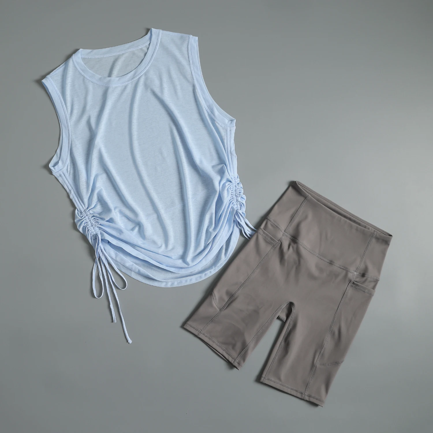 

Fashionable and beautiful sports suit for women in summer outdoor running training quick-drying sleeveless shirt breathable