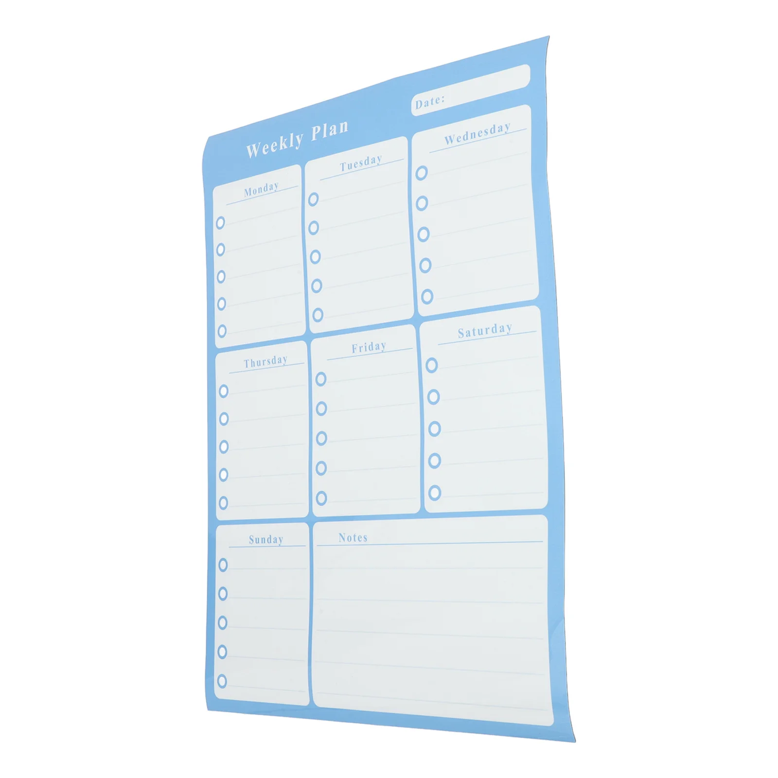 مخطط جدول المسح الجاف للوحة المهام المغناطيسية القوية للاستخدام لفترة طويلة في ثلاجة المطبخ أو مخطط عمل السطح المغناطيسي #3