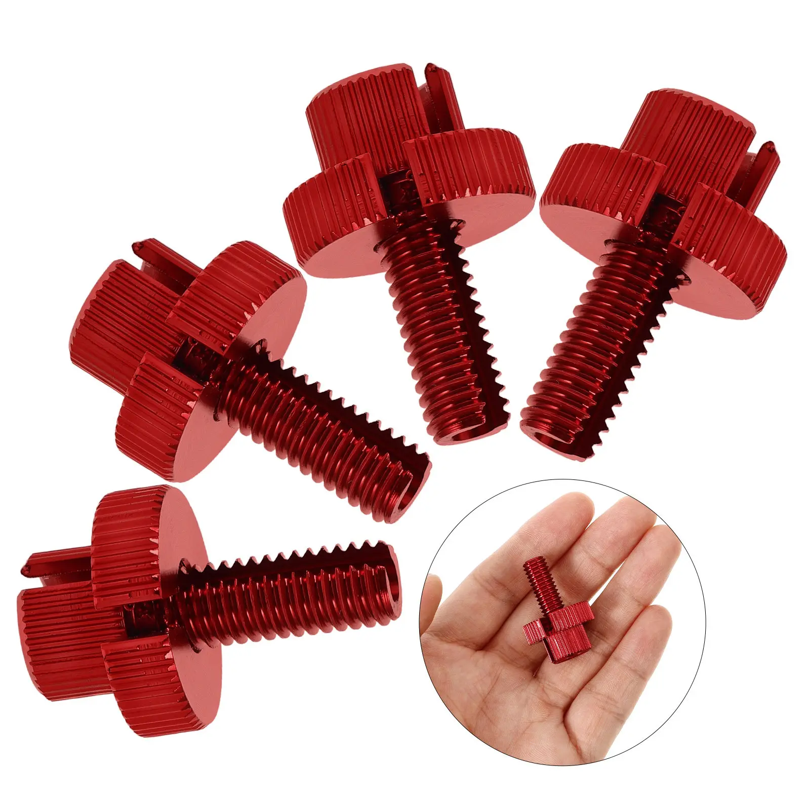 

4Pcs Clutch Cable Adjuster Screws Aluminum Alloy Motorcycle Brake Cable Adjuster Screw for Electric Scooter Atv Utv Accessories