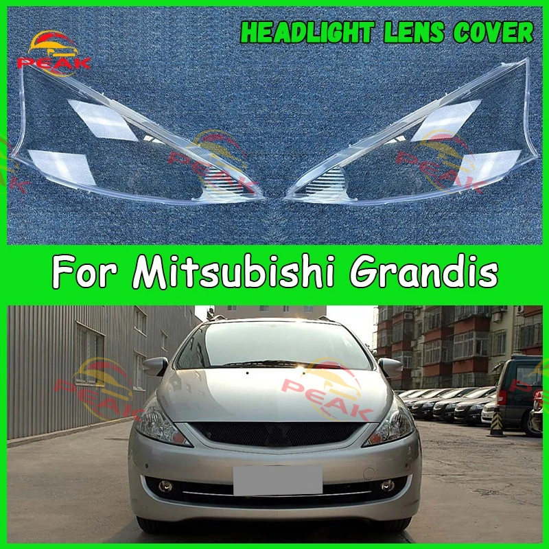 

For Mitsubishi Grandis Car headlight cover Headlamp Shade dust cover for headlights car accessories automobil parts accessori