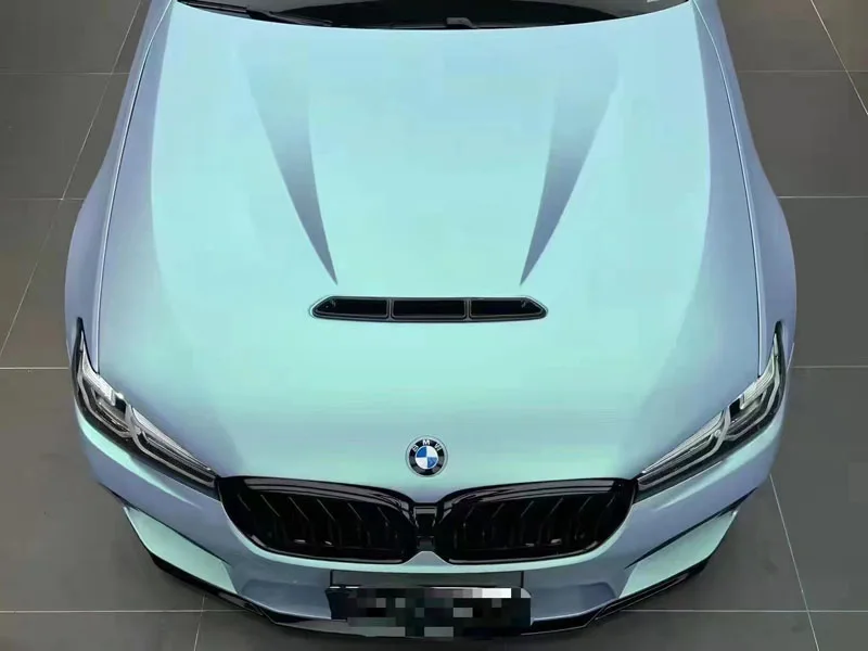 

Newest Matte Chameleon Metallic Vinyl Film Roll Blue to Green Car Wrap Sheet Air Release Adhesive Decal
