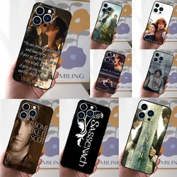 OUTLANDER TV SERIES Case For iPhone 16 15 14 13 12 11 Pro Max Mini XS X XR 7 8 14 16 15 Plus Back Cover Shell