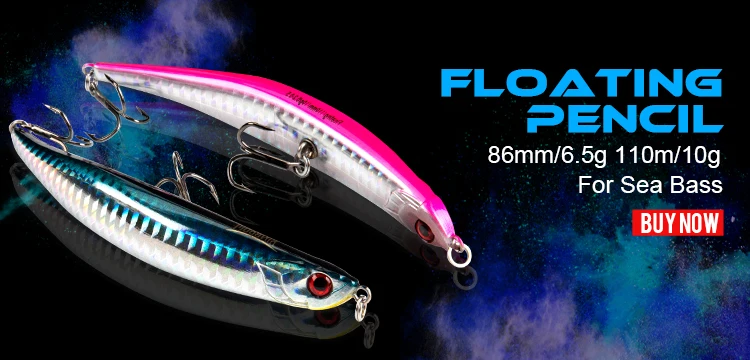 Kingdom Sinking Schwimmender Bleistift-Angelköder, 11 g, 13 g, 30 g, 40 g, harte künstliche Köder, Salzwasser-Seebarsch, Stickbait, harte Wobbler – Detail 1