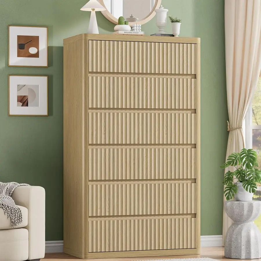 6 Drawers Dresser F…