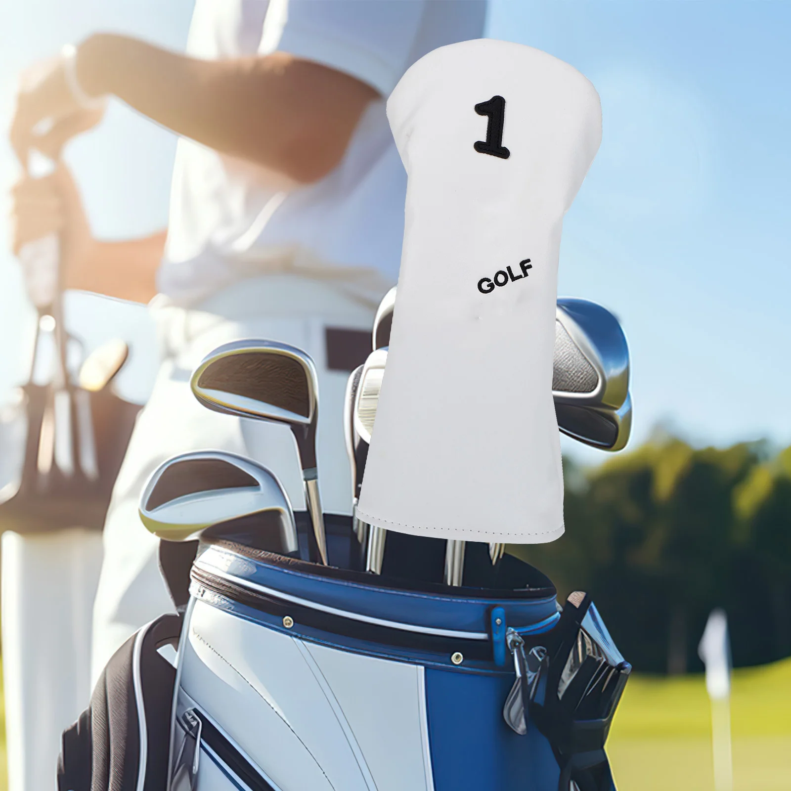 غطاء رأس نادي الجولف من البولي يوريثان، غطاء حماية أنيق للسائق، خفيف الوزن ومحمول، ملحقات نادي الجولف، مستلزمات لعب الجولف #1