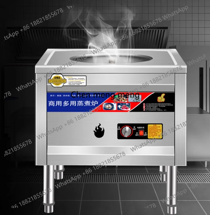 

Commercial steamed buns machine Square flat bottom energy-saving gas electric steamed dumplings rice noodle steam stove