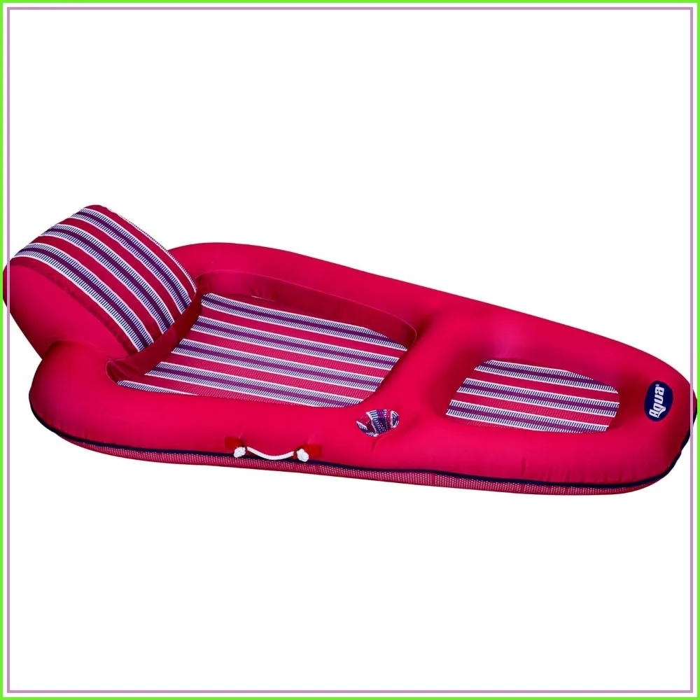 Extra Large Inflatable Pool Float for Adults with Headrest, Backrest, Footrest & Cup Holder, Luxury Water Pool Lounge, Multiple Colors