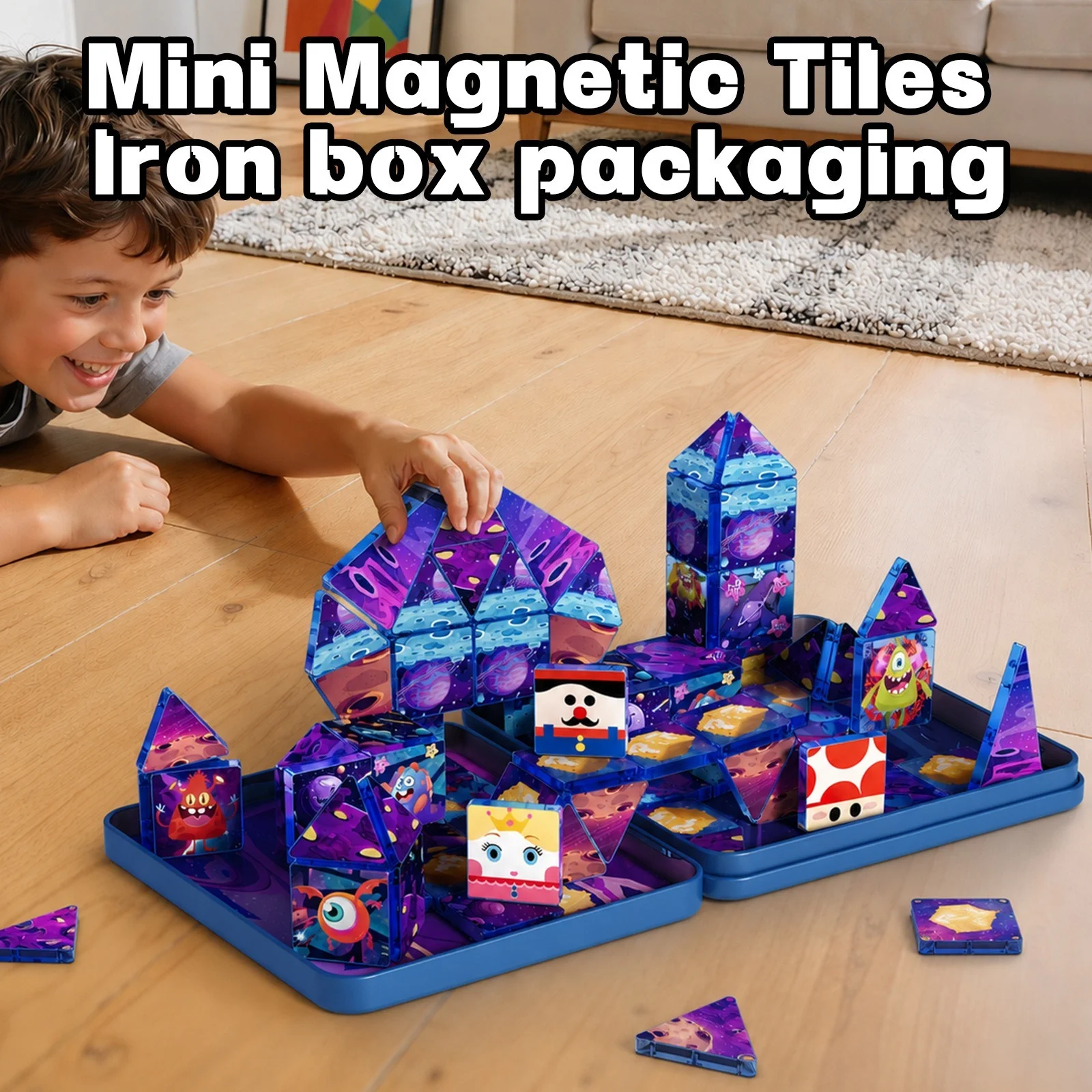 Portable Mini Magnetic Tiles 3 - Mini Iron Travel recension och pris