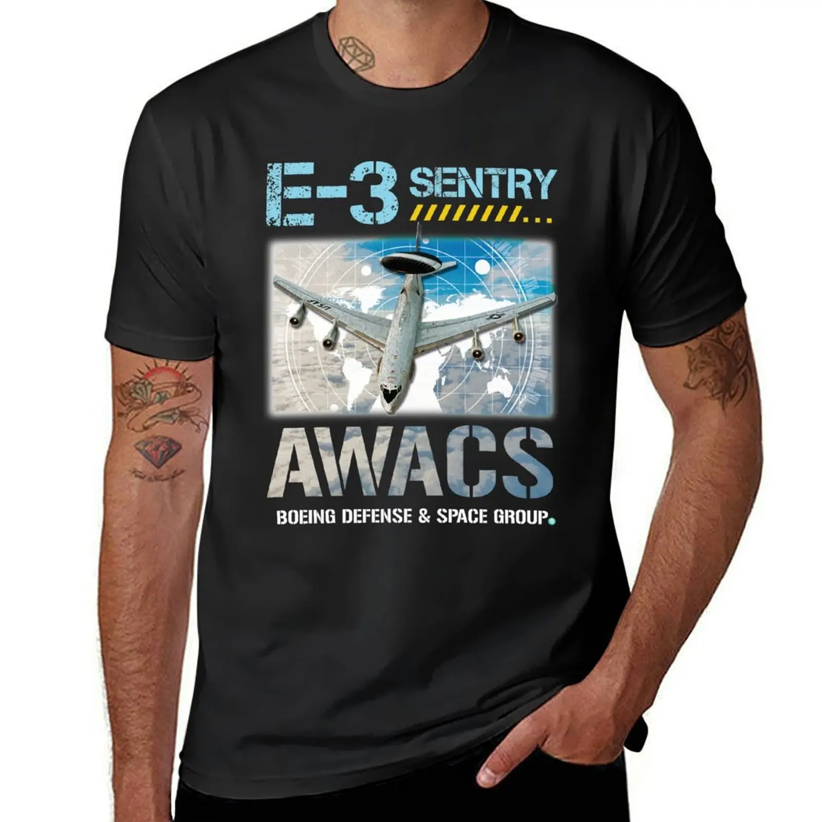 E3 Sentry Plane T shirt Gift T-Shirt vintage clothes Short sleeve tee oversizeds tshirts for men