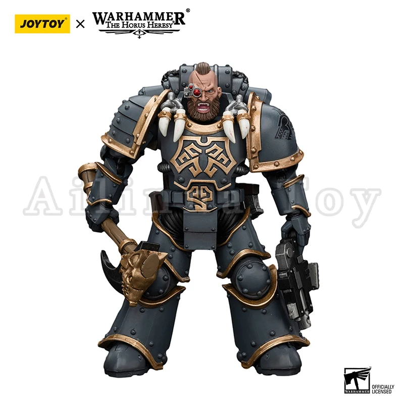 JOYTOY 1/18 Action Figure The Horus Heresy Space Wolves Grey Slayer Pack Anime Military Model