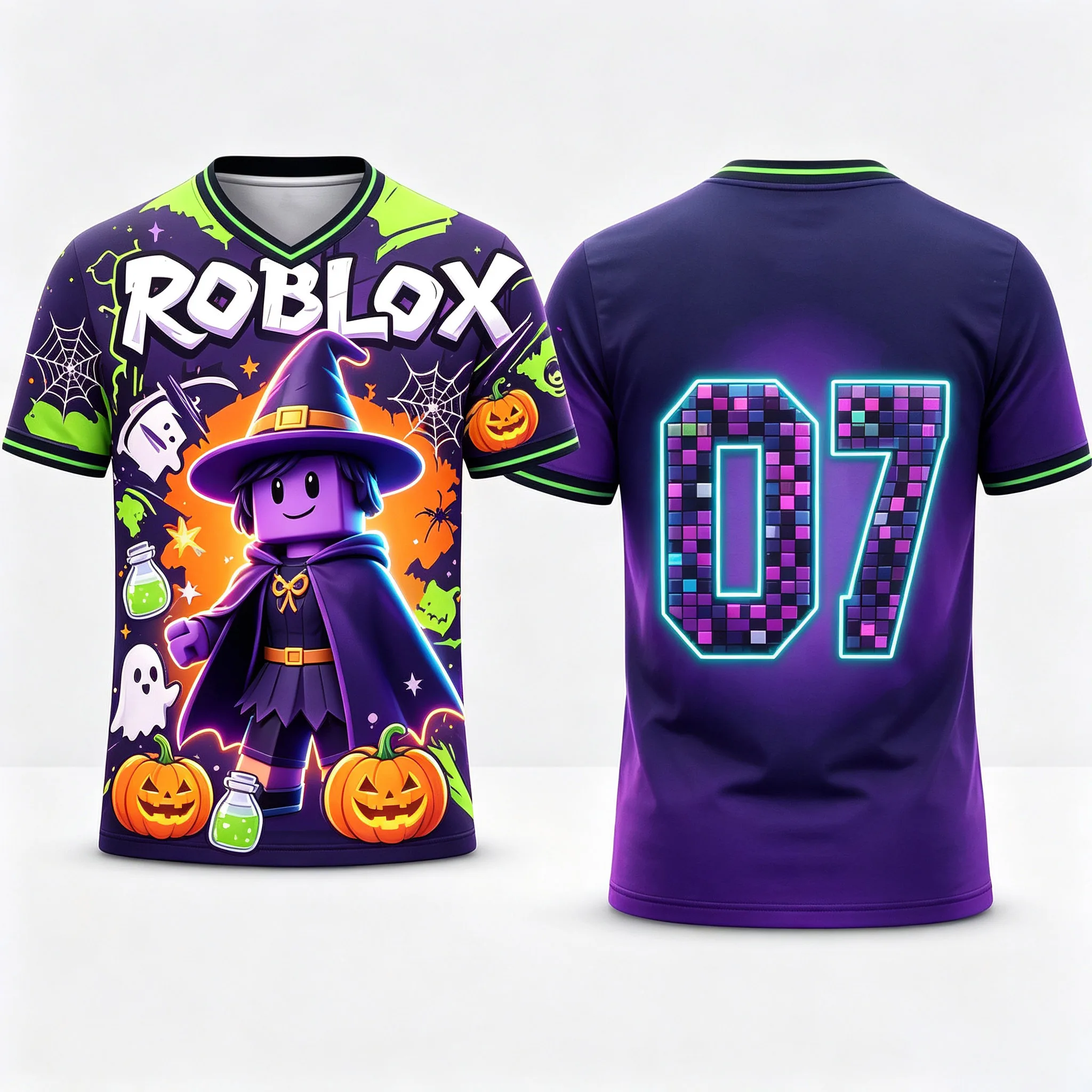 T-shirt Roblox Halloween Ghost - Party Games In Roblox avis et prix