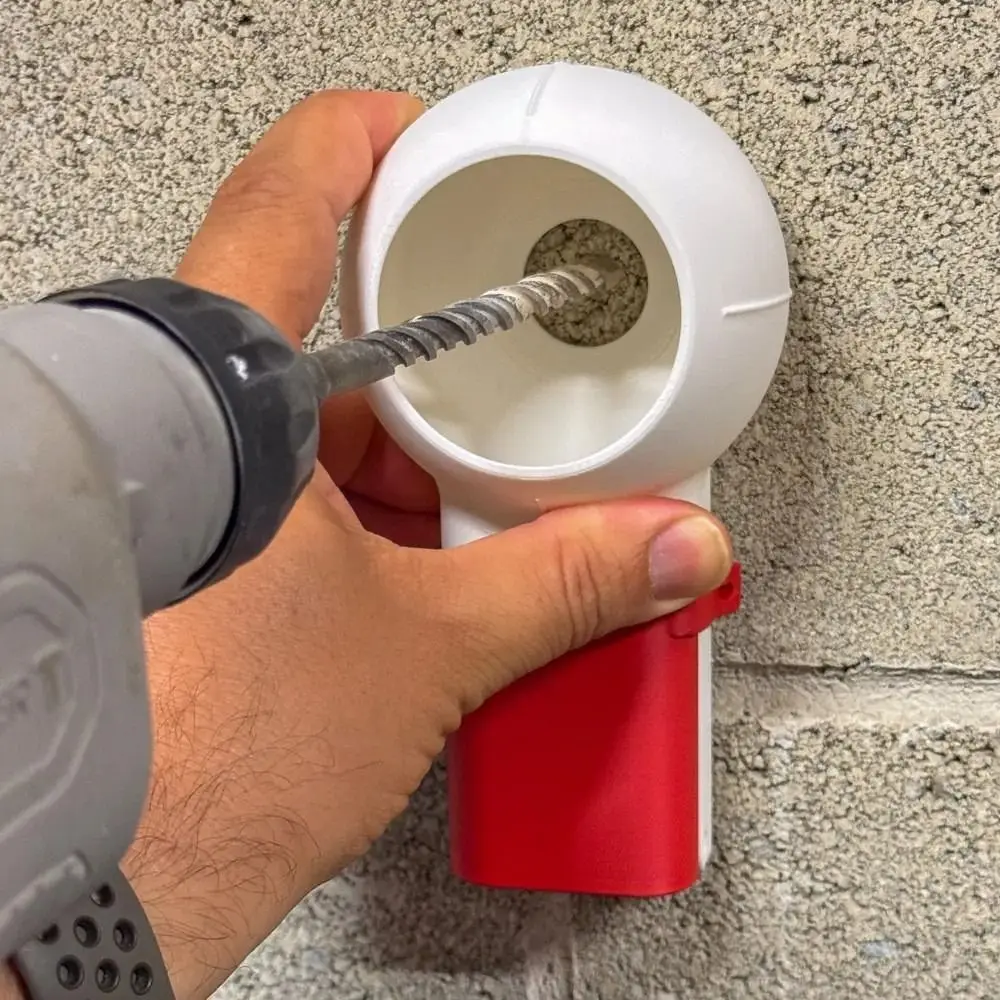 Scatola per la polvere per trapano antiscivolo Strumenti per trapano multifunzione Collettore di chip per trapano Scatola per collettore di polveri per perforazione a parete portatile