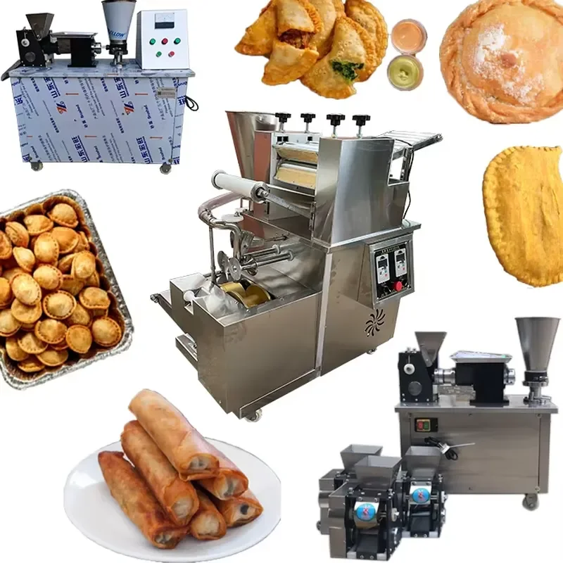 for 15cm Large Jamaican Patty Empanadas Machine Big Ravioli Making Dumpling Filling Machine Pastel Automatic Samosa Maker