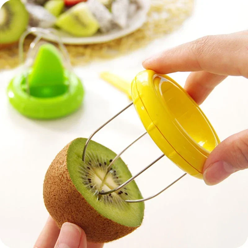 Kiwi Cutter Fruit Peeler Slicer Lemon Fast Peel Kiwi Slicer Peeling Pitaya Spiralizer for Home Kitchen Gadgets Salad Fruit Tools