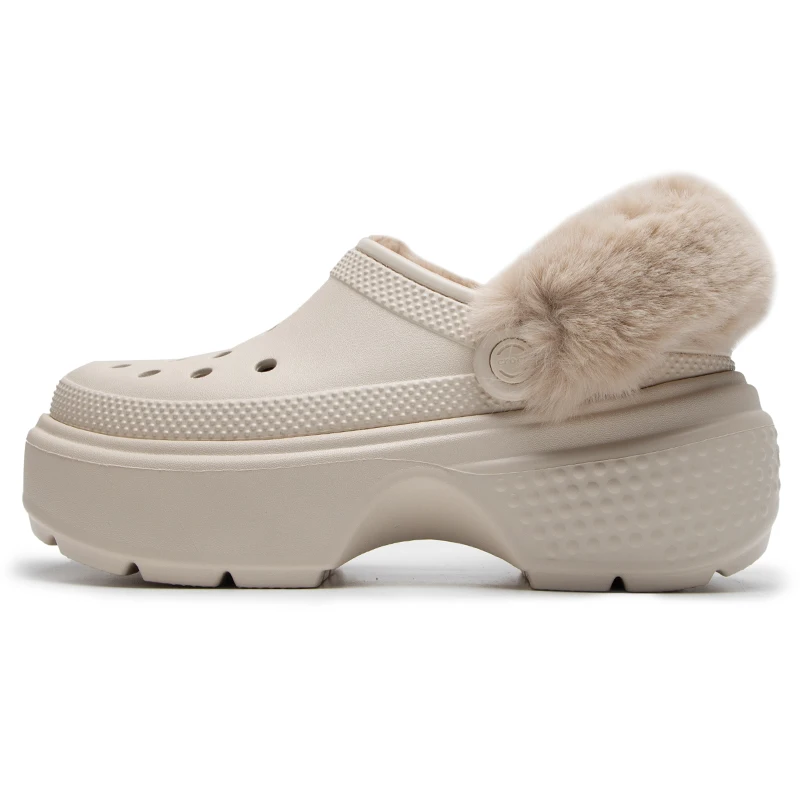 

Crocs Men's and Women's Shoes Outdoor Sandals Beach Shoes Snow House Warm Cotton Clog Clogs 208546-160