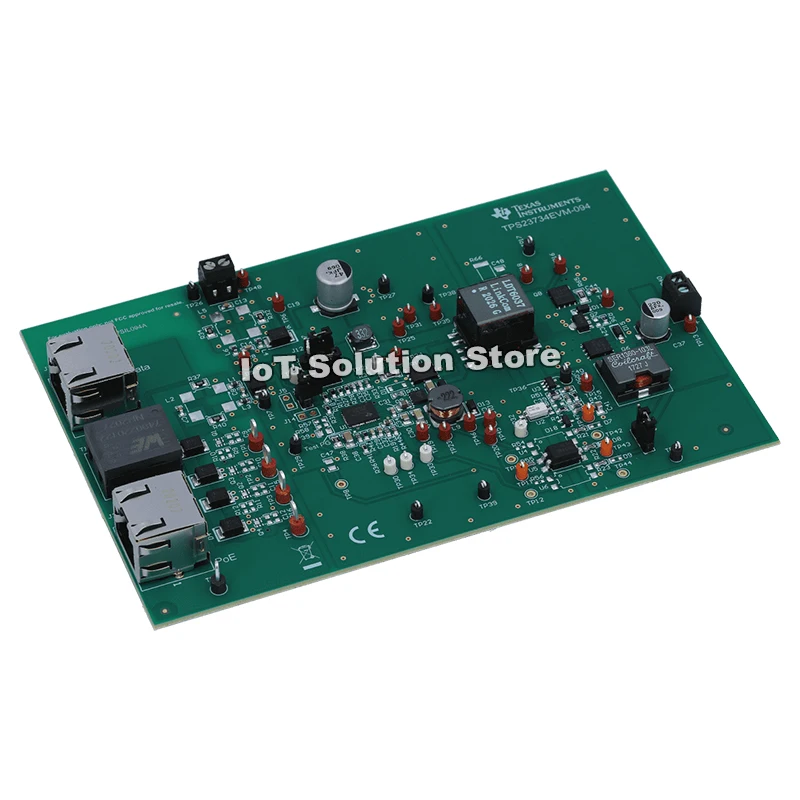 

TPS23734EVM-094 TPS23734 IEEE802.3bt type 3 Class 4 PoE PD applications evaluation module TPS23734EVM 094
