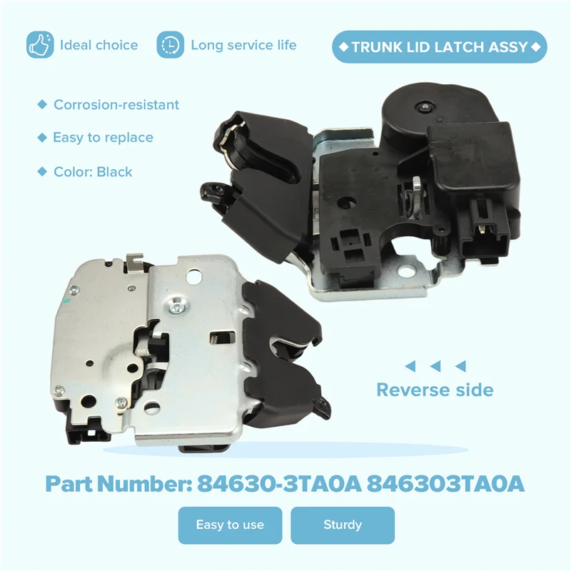 

AB16-Car Trunk Lid Latch Assy Rear Trunk Lock Latch For Nissan Altima Maxima Teana 2012- 2019 Part Numbers 84630-3TA0A 846303TA0