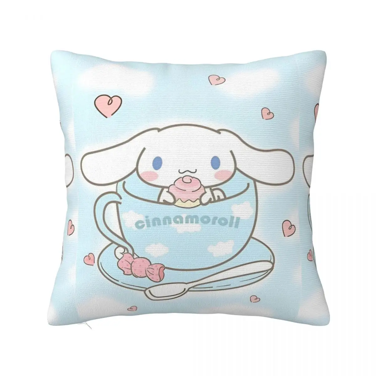 Decorative Pillow Cover Cinnamoroll Sanrio Accessories Home Pillow Case Cover Square Multiple Sizes Dropshipping