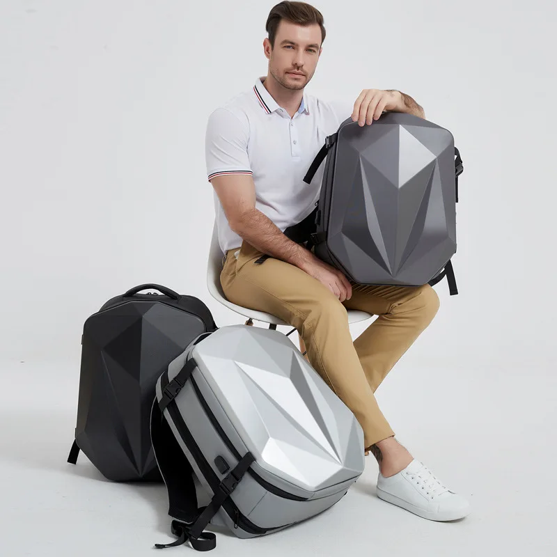Backpack Hard Shell Large Capacity Laptop Bag Business Fashion Men's Backpack Laptop Fashion Backpacks Casual Premium Daily Work