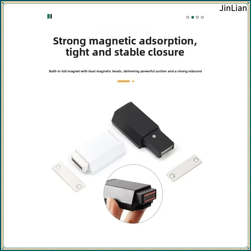 For Heavy Duty Push-to-Open Latch - Automatic Self-Popping Invisible Cabinet Door Catch for Wardrobe, Concealed Door & Fire Door