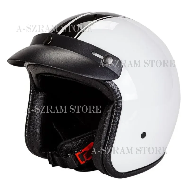 Vintage Motorcycle 3/4 Open Face Helmet Japan Technology Scooter Motorbike Riding Jet Casque Moto Casco