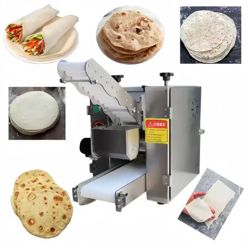 10-30cm Industrial Tortilla Machine Electric Roti Maker Chapati Machine Shaping Arabic Pita Bread Making Machine Mexican