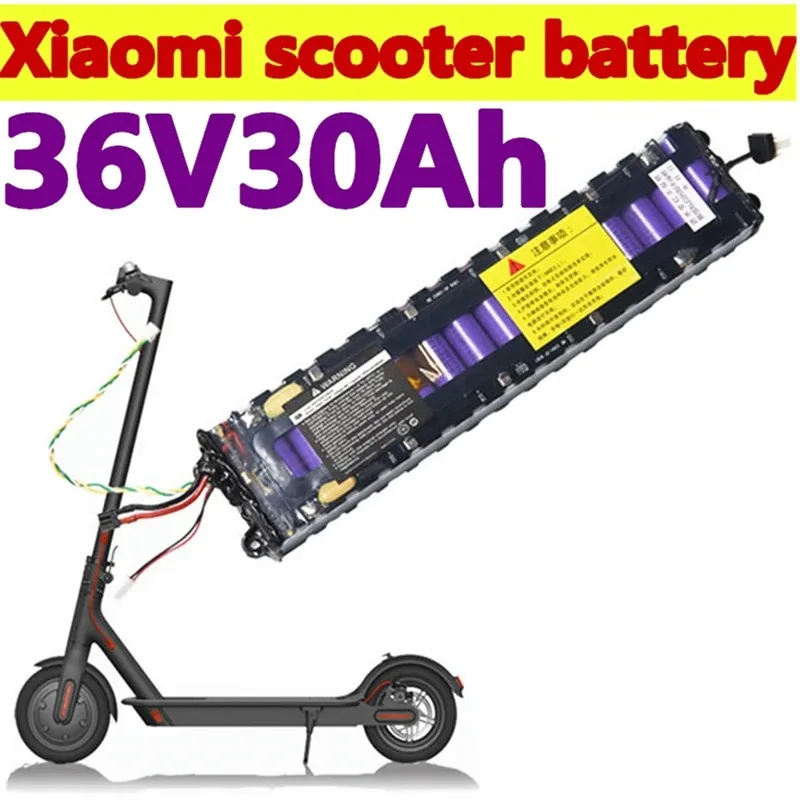 

10S3P 36V 30Ah For Xiaomi M365 Electric Scooter bicycle 18650 Li-Ion Batteries Ebike Rechargeable Battery Pack accessories