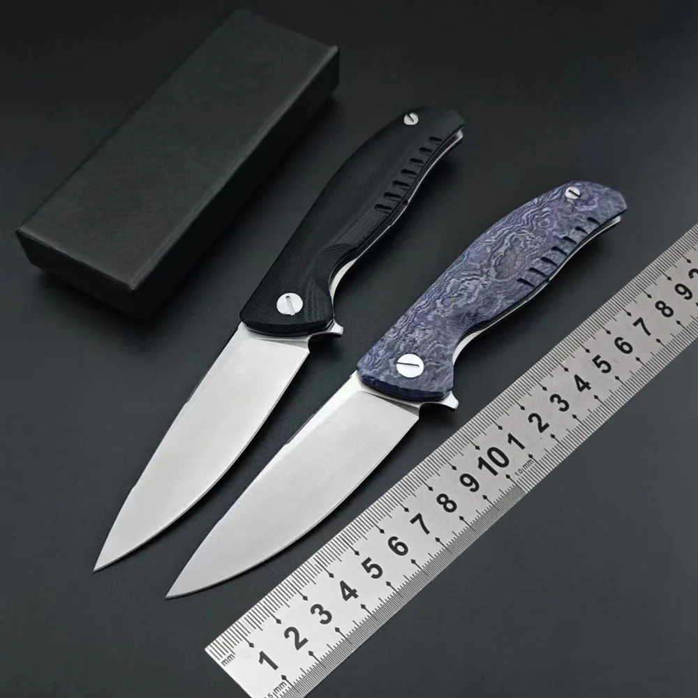 

Складной нож Kesiwo Utility D2 с рукоятью G10, портативный карманный инструмент EDC с шарикоподшипником для выживания на природе, походов, рыбалки и кемпинга