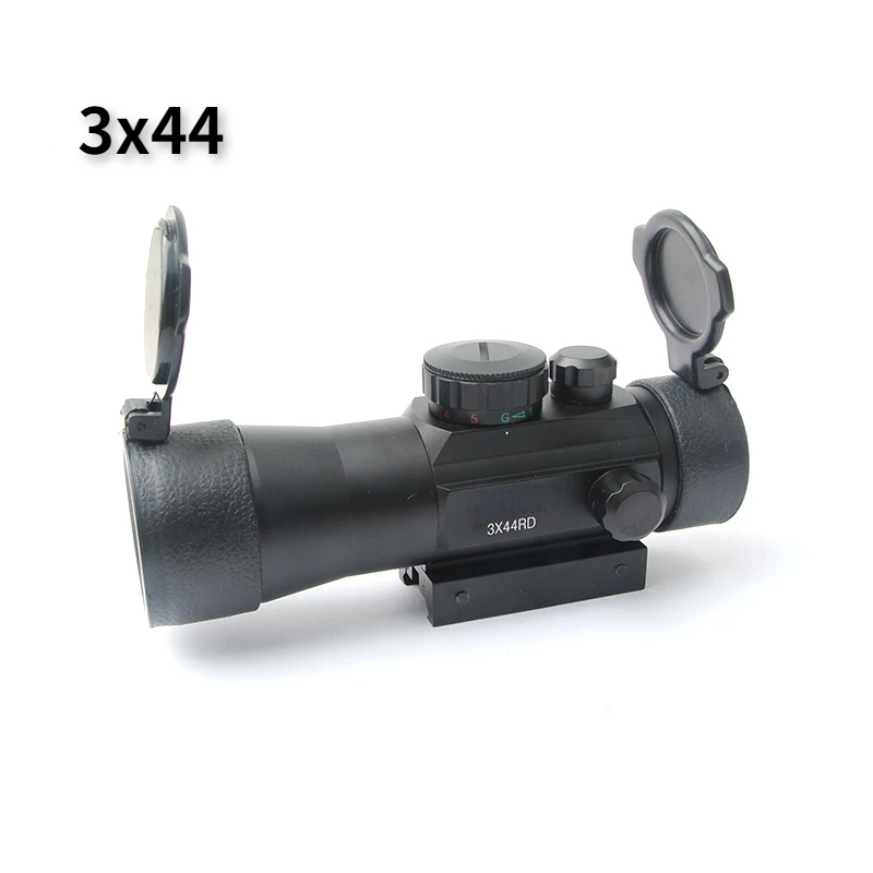 

Outdoor Tac 1X40 2X40 3X42 3X44RD Tactical Hunting Red Green Dot Sight Scope Optics Riflescope Fit 11/20mm Rail Collimator Sight