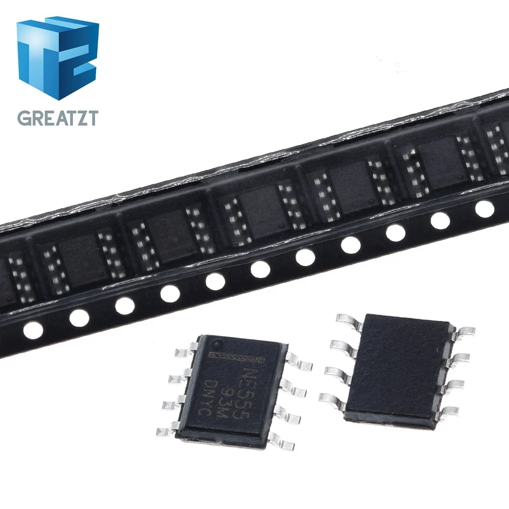 GREATZT NE555 NE555N 555 NE555DR NE555DT SMD Chip SOP-8