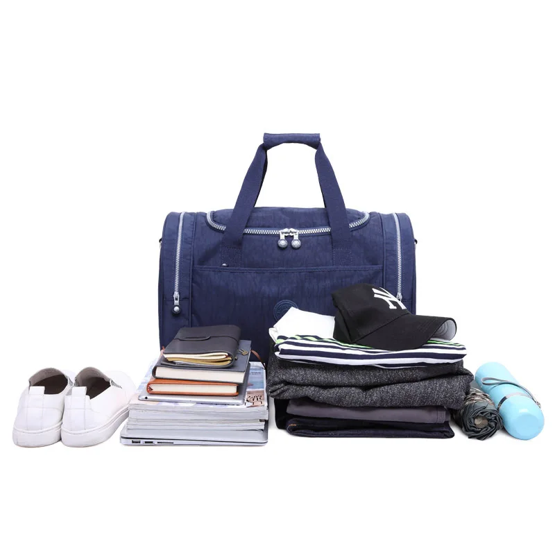 Women Duffle Bag Travel Handbag Travel Bags Tote Nylon Travel Luggage Bag Men Carry Handbag Fitness Bags Shoulder Bag