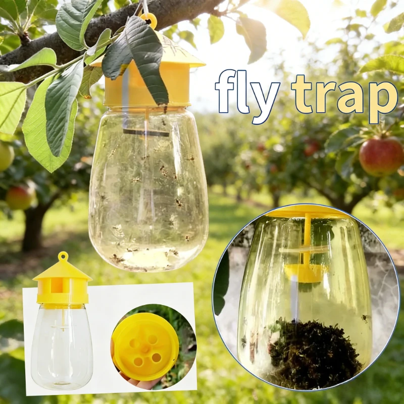 Fruit Fly Trap Sticky Disposable Orchard Vegetable Catcher Non Toxic Pest Control Supplies For Kitchen Indoor Outdoor Garden