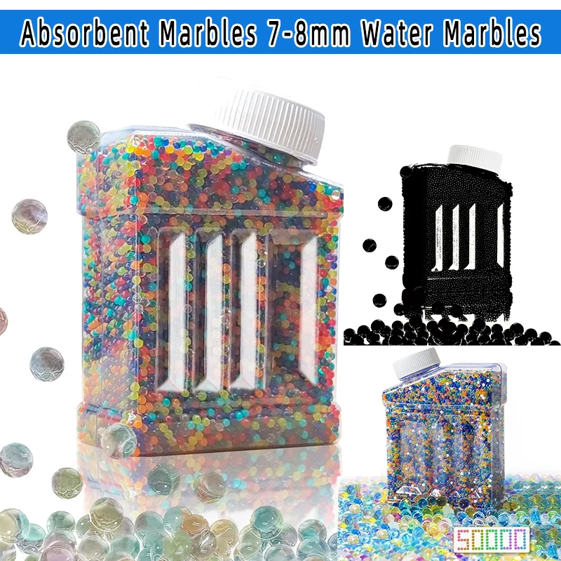 Marbles Balls Bullets  Kids Water Crystal toy gun bullets Toy Water High-end Good Quality Crystal Clay Water Bomb Toys