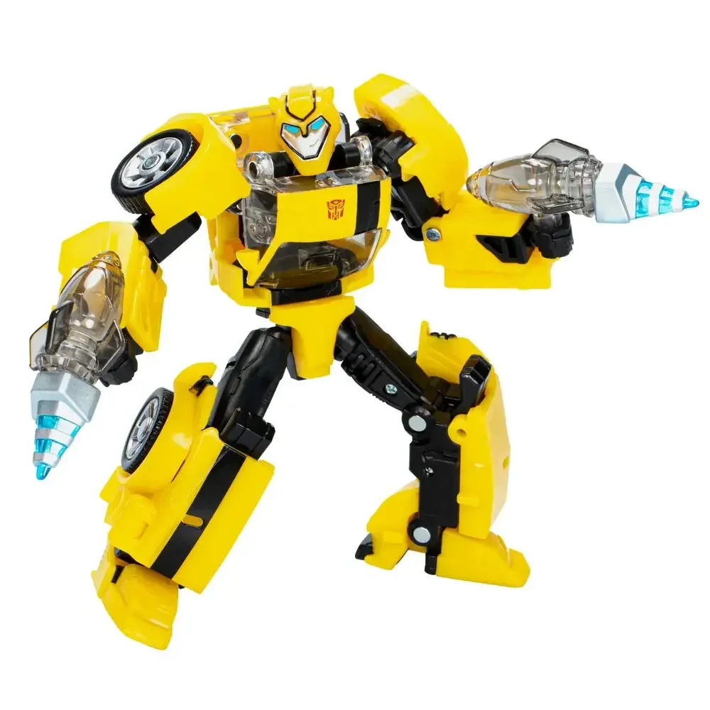 In Stock Hasbro Transformers Legacy United Bumblebee 14cm Deluxe Class Animated Universe Anime Action Figure Original Model Toys