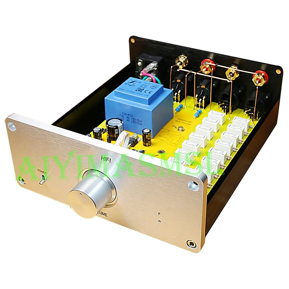 AIYIMA SMSL-controlador de volumen de relé avanzado, potenciómetro de equilibrio, preamplificador pasivo, amplificador de Audio