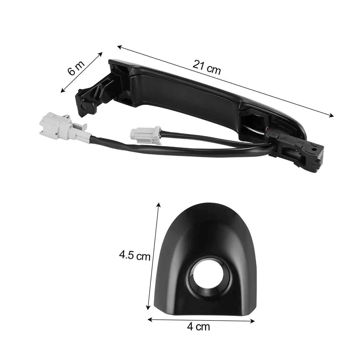 For Nissan Juke 2010-2019 Front O/S Driver Right Side Door Handle Keyless Entry