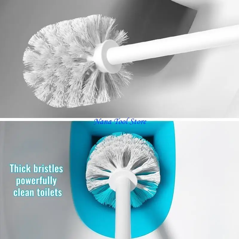 

31GJ Toilet Plunger and Bowl Brush Combo with Leak-proof Base for Bathroom Cleaning