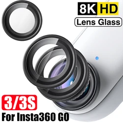 Lens Protector for Insta360 GO 3S Tempered Glass Film Lens Guard Action Video Cameras Len Protector Glass Film for Insta360 GO 3