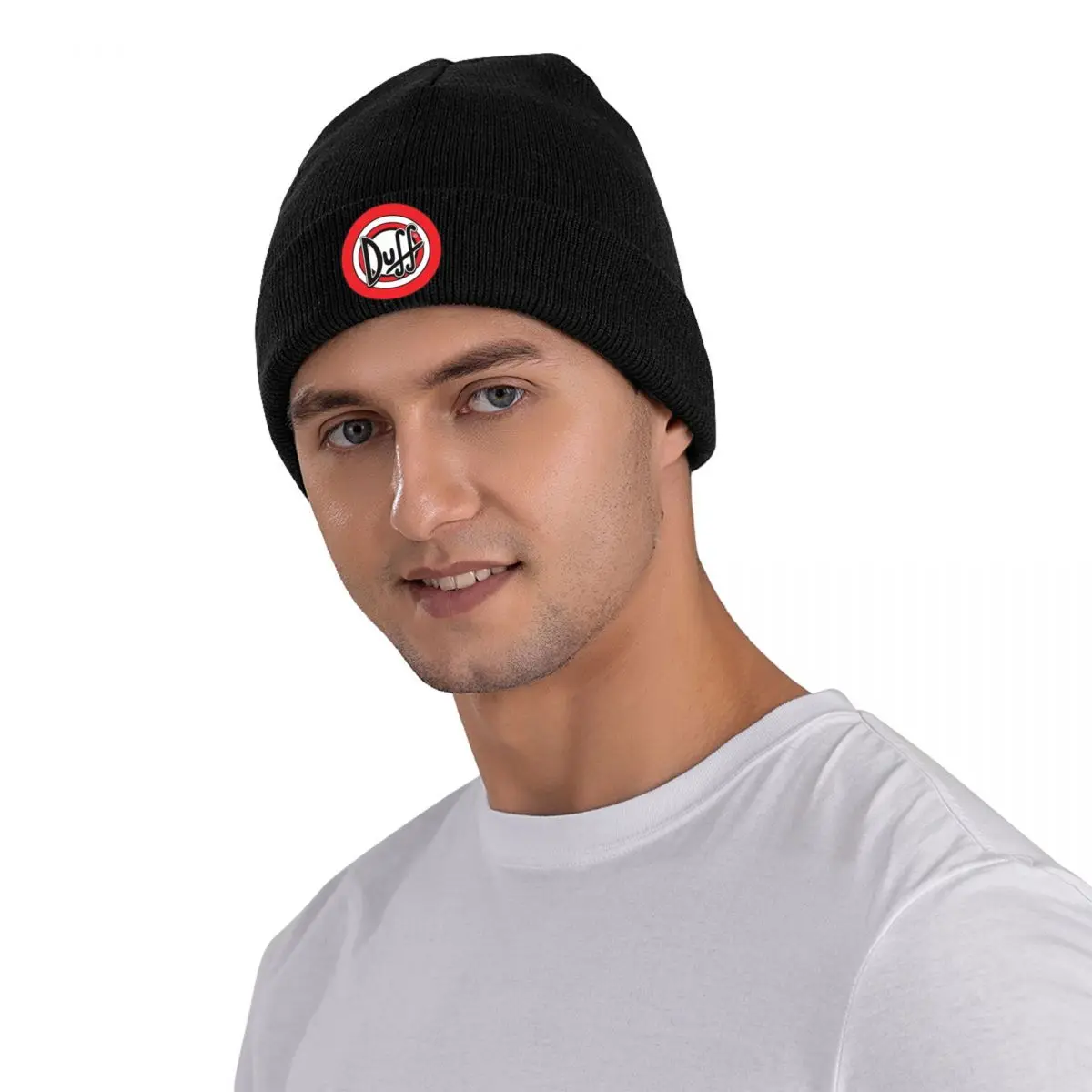 Duff Beer Beanie Cappelli Cappello lavorato a maglia Sport all'aria aperta Caldo morbido Donna Uomo Berretti Autunno Inverno Grafica Trendy Bonnet Cappelli Idea regalo