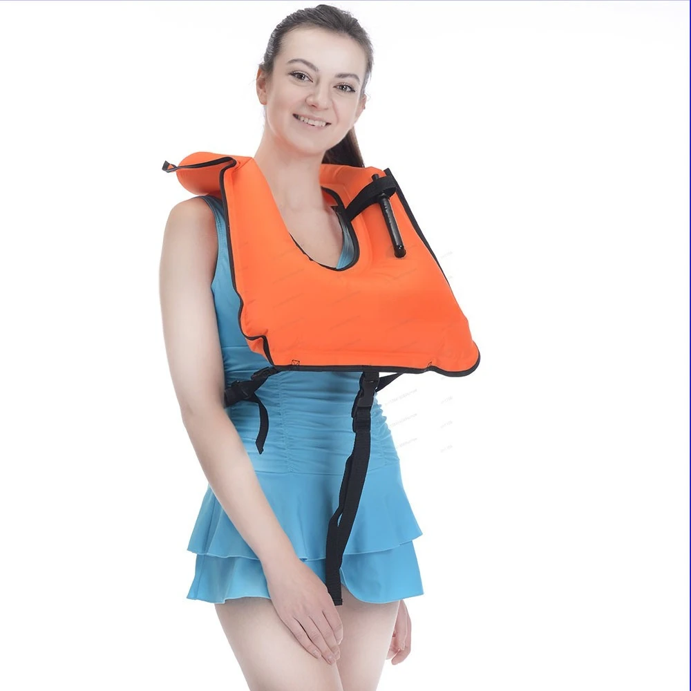 

Inflatable Snorkeling Buoyancy Vest Adult Swimming Safety Gear for Pool Beach Summer Water Sports