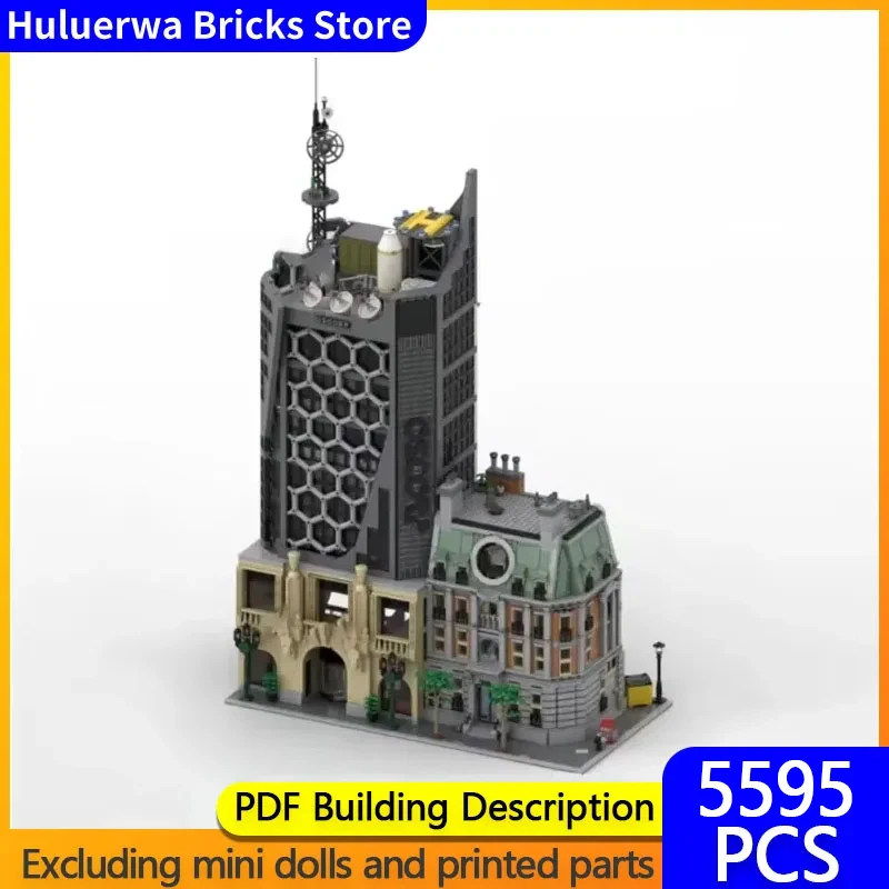 Popular Anime Model MOC Building Brick  Classic Headquarters Building Modular Technology Gift Holiday Assemble Children Toy Suit