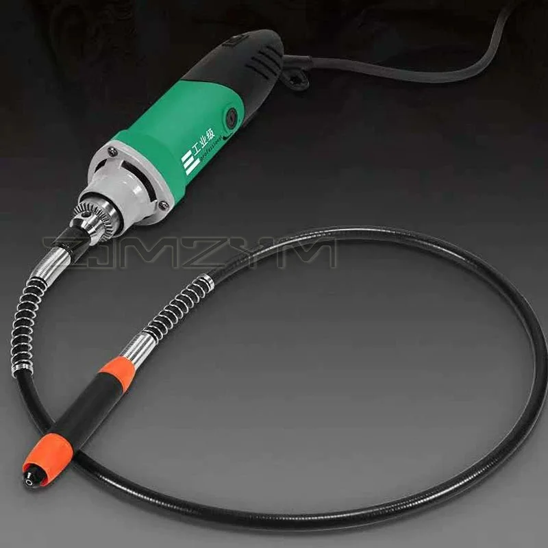 6-Position Variable Speed High-Power Engraver Electric Drill Wood Carving Polishing Machine Rotary Tool With Flexible Shaft