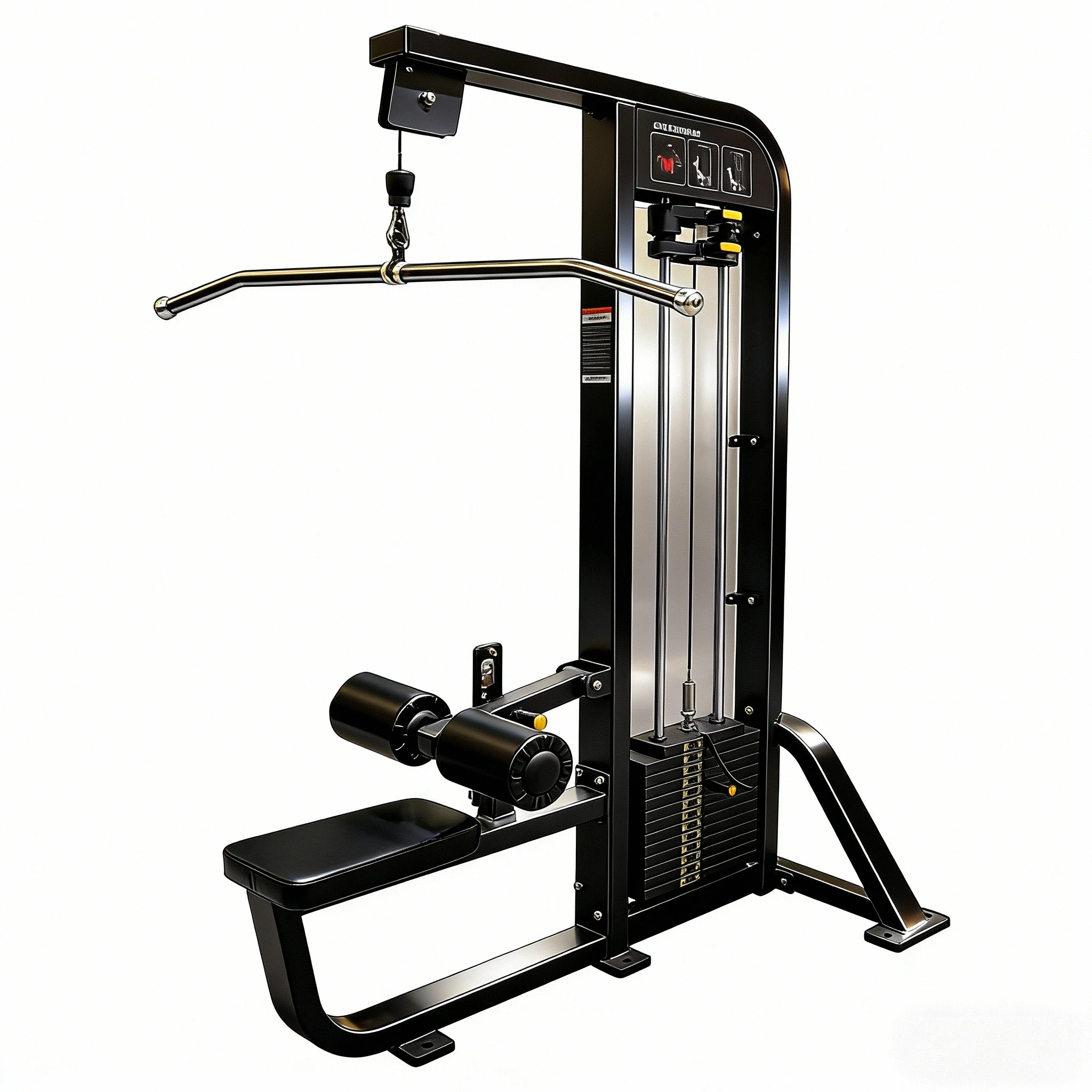 Commercial Factory Direct Sales Raw Material Gathering Place High Quality Low Price Lat Pulldown Seated Row Gym Machine