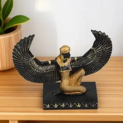 

Statue Resin Desktop Decor Vintage Style Home Decoration Creative Sculpture for Living Room Shelf