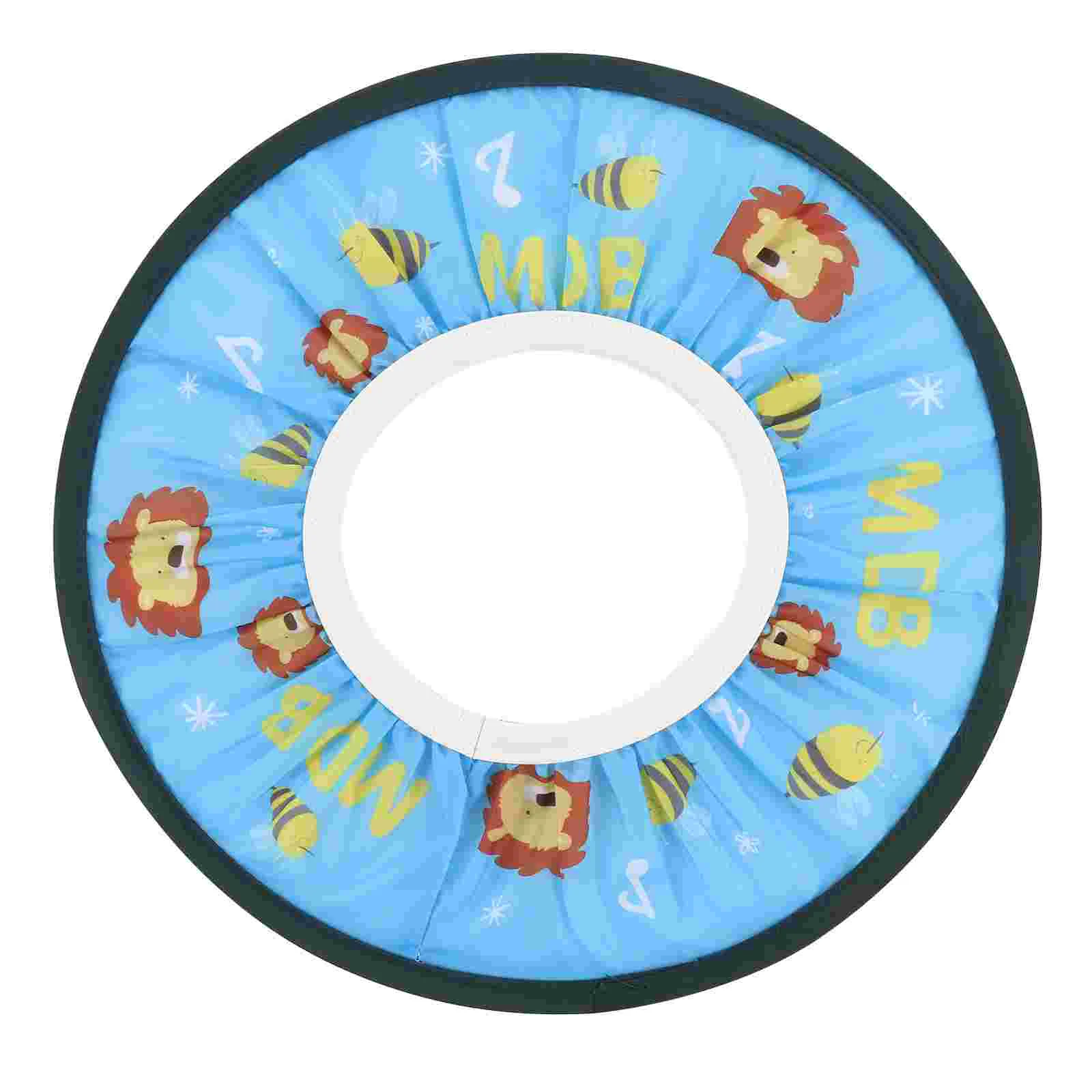 Kids Shampoo Cap Adjustable Baby Shower Hat Infant Bathing Hair Cartoon Blue Newborn