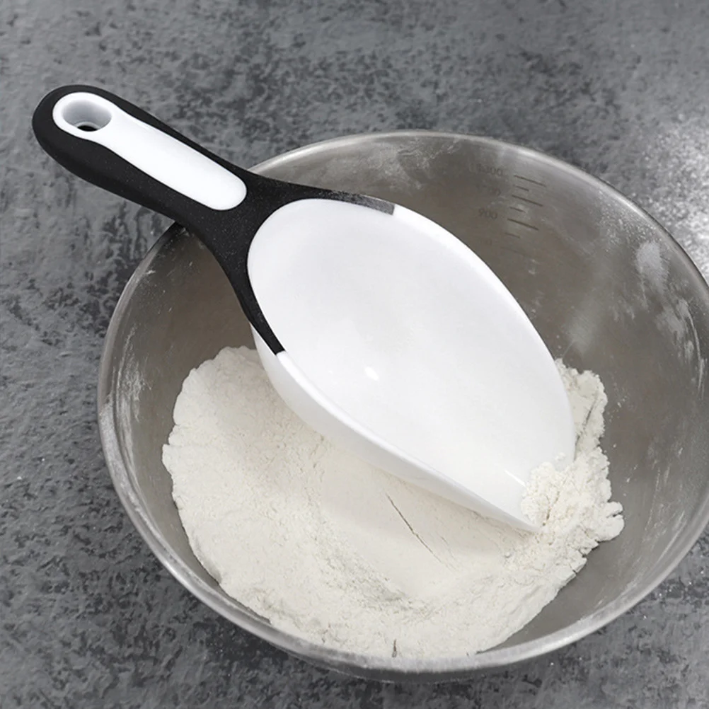 

2Pcs Kitchen Shovel Multi-Functional Reusable Plastic Food Scoops Ice Flour Grain Candy Coffee Beans Serving Shovel
