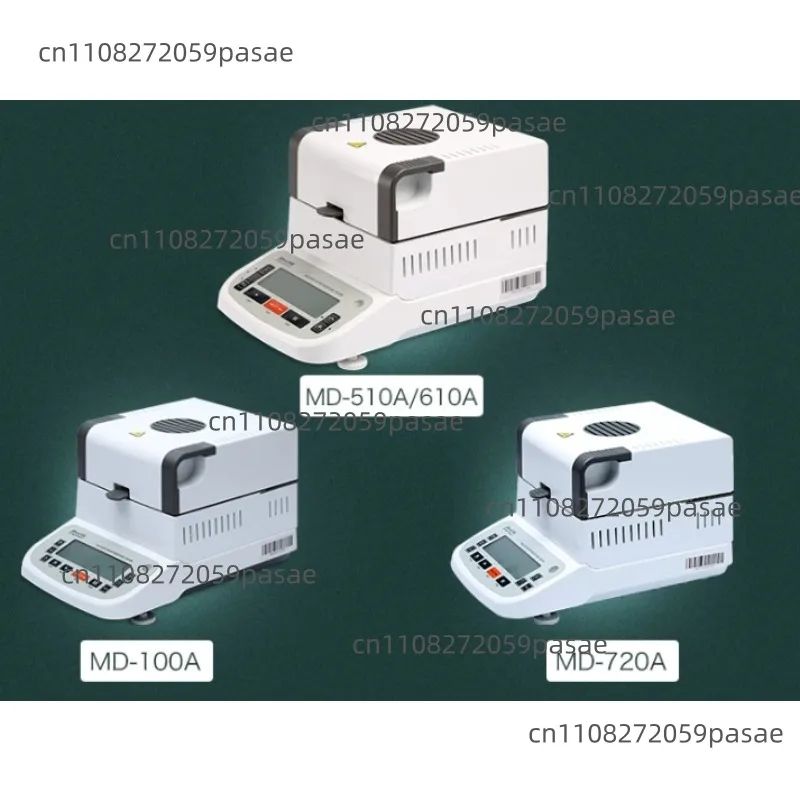 Halogen Rapid Moisture Analyzer Solid Content Detector PVC Plastic Medicinal Material Sludge Moisture Testing Instrument