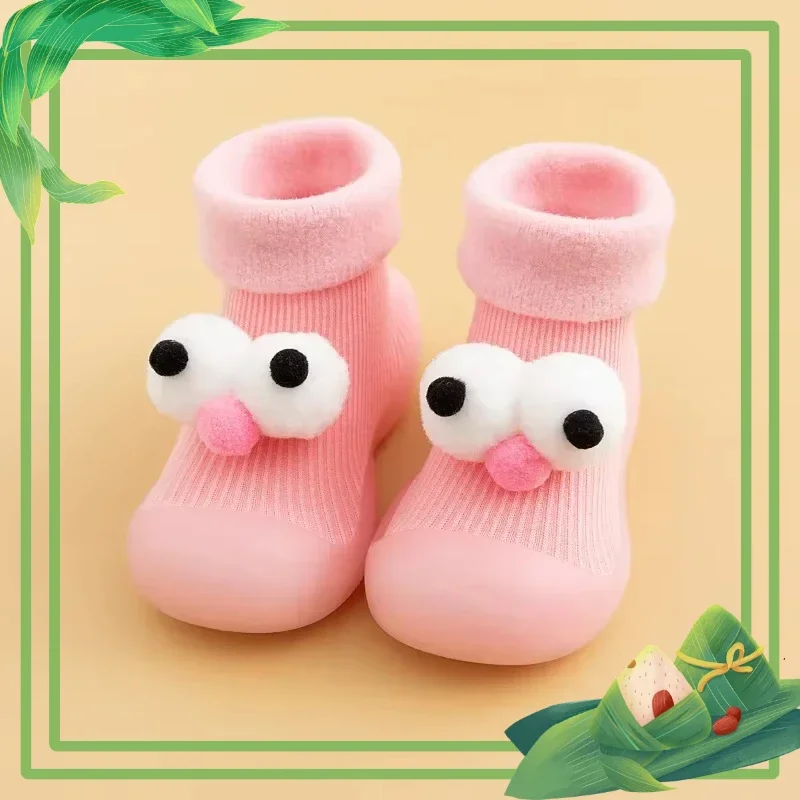 أحذية كلاسيكية على الطراز أحذية للأطفال الصغار، أحذية للأطفال الصغار برسوم كارتونية للأطفال البنات أحذية للأولاد والأولاد جوارب للخريف والشتاء،